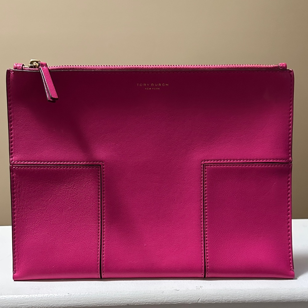 Tory Burch Fuchsia pink Clutch